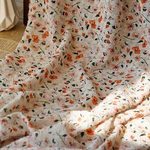 新作春夏シフォン花柄ドレス生地30d通気性立体エンボスバブルしわくちゃシフォン生地 - Product Image 5