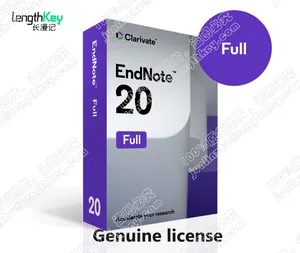 Clarivate licenza ufficiale EndNote20 informazioni educative marketing e sviluppo del software di gestione dei documenti universitari
