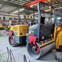 Équipement et outils de construction de routes de haute qualité Double tambour nouveau petit rouleau de route de vibration