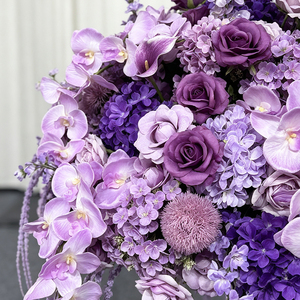 Round Long Tassel Silk Tulip Floral Ball Wedding Back to School Stage Entrance <b>Decoration</b> - Product Image 3