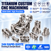 Supports de cardan en titane/acier inoxydable de qualité 5 sur mesure pour usinage CNC de pièces complexes de précision OEM ODM