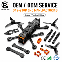 Service de découpe et d'usinage de plaques en fibre de carbone CNC, plaque de châssis de drone en fibre de carbone forgée
