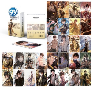 50 PIÈCES/SET Nouvelles Cartes Postales de Personnages d'Anime Xiao Venti Wanderer <span class=keywords><strong>Kaedehara</strong></span> <span class=keywords><strong>Kazuha</strong></span> en Papier pour Comic Con Vente en Gros - Product Image 1