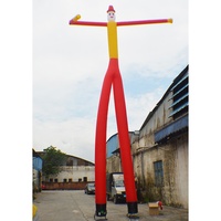 Mannequin publicitaire gonflable en nylon Oxford, léger, pour extérieur, avec souffleur portable