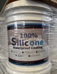 Revêtement de toit en silicone liquide blanc écologique imperméable à l'eau et à l'eau pour toits en métal avec <span class=keywords><strong>peinture</strong></span> de refroidissement réfléchissante - Product Image 1