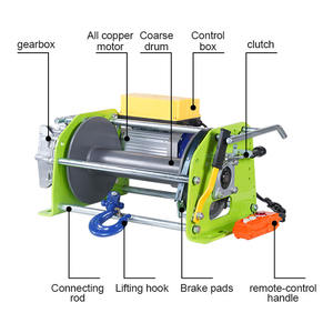Treuil parallèle d'embrayage électrique monophasé 220v 1250kg 12-200m câble métallique pour le levage <span class=keywords><strong>de</strong></span> <span class=keywords><strong>traction</strong></span> - Product Image 6
