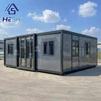 Expédition immédiate : Maison préfabriquée extensible en conteneur de 20, 30 ou 40 pieds, Villa préfabriquée, Maison préfabriquée 2, 4 ou 5 chambres, Maisons préfabriquées