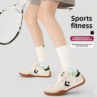 Chaussettes de sport Renaissance pour femme, collection automne, montantes, color-block, tendance, absorbantes, anti-odeur, respirantes, avec semelle en tissu éponge