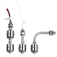 Capteur de niveau de liquide à flotteur en acier inoxydable pour installation horizontale latérale