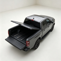 Couverture de benne rigide rétractable en aluminium, couvre-benne de camion étanche à enroulement avec verrouillage pour accessoires de pick-up