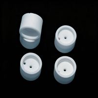 Aislante Cerámico de Alúmina, Cilindro Hueco con Cavidad Empotrada, Alta Frecuencia, Piezas Cerámicas Industriales Electrónicas Personalizadas