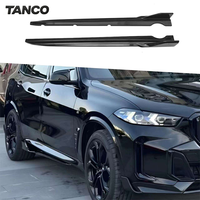 Jupe latérale noire brillante pour BMW X5 G05 2020-2025 en ABS – Pièces de carrosserie automobile, accessoires de voiture