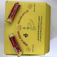 Coffret cadeau jaune libyen en gros d'usine charbon de bois de fruits à combustion rapide sans fumée pour narguilé éclairage instantané charbon de bois de shisha