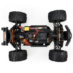 SJY-MT16 Racing 1/16 Véhicule tout-terrain RC électrique sans balais à quatre roues motrices Big Foot avec câble USB Expert - Product Image 5