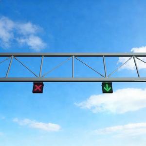 Feux <span class=keywords><strong>de</strong></span> circulation pour barrière <span class=keywords><strong>de</strong></span> péage durables, double face, avec croix rouge et flèche verte, IP65, 600 mm - Product Image 6