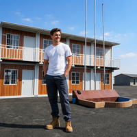 SKYLINE Design Flatpack House Luxury 20 pieds 40 pieds Mobile Tiny Home Maison modulaire préfabriquée Container House Maison de conteneur d'expédition