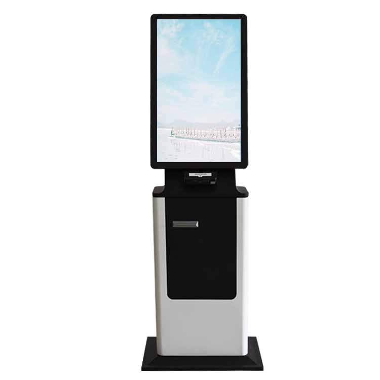 32 pouces tactile capacitif libre-service de paiement par carte de crédit restaurant nourriture kiosque accepteur de billets