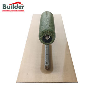 Truelle de finition 14/16 x 5 pouces en acier inoxydable doré, outil pour béton et plâtre avec manche - Product Image 5