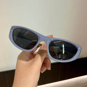 Nuovi occhiali sportivi da uomo alla moda colorati occhiali da sole da donna <span class=keywords><strong>Y2K</strong></span> Online celebrità specchio - Product Image 3