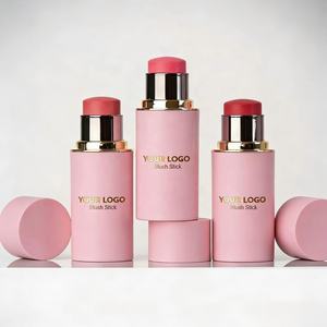 Custom Pink <strong>Blush</strong> Luxury Multi Use Cosmetics High Quality Waterproof Long Lasting Rubor <strong>En</strong> Barra Face Makeup Cream <strong>Blush</strong> <strong>Stick</strong> - Product Image 2