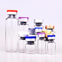 1ml 2ml 3ml 5ml 7ml 10ml 15ml 30ml flacon en verre tubulaire transparent flacon pharmaceutique vente en gros