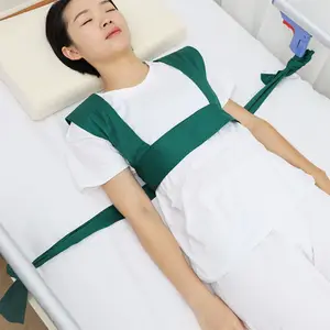 노인용 침대 구속 스트랩 의료용 침대 사용 구속 스트랩 환자용 면직물 허리 구속