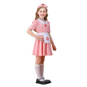 Disfraz de Enfermera Rosa para Niñas, Disfraz de Doctora para Halloween, Vestido para Actuaciones Escénicas, Venta al por Mayor - Product Image 4
