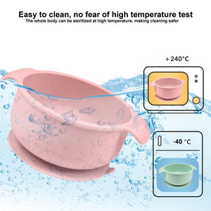 Bol d'alimentation pour animaux de compagnie en silicone léger, antidérapant, facile à nettoyer, bol pour nourriture et eau pour chiens et chats, intérieur et extérieur - Product Image 5