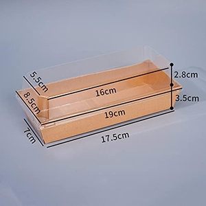 Customizable Disposable Sushi Tray with Lid Bamboo Sugarcane Bagass <b>Pulp</b> for Travel Takeaway Food Packaging - Product Image 2