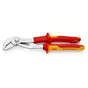 Alicates para bomba de agua Knipex Cobra Vde de 250 mm con bloqueo automático y aislamiento para tuberías y tuercas - Product Image 1