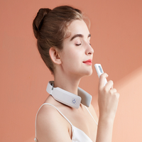 Chaleur sans fil TENS défrisant électrique masseur cervical masseur cervical Soulager les douleurs au cou