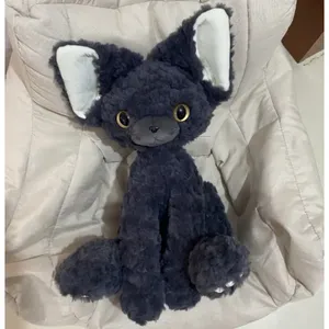 Stuffed Animal Toys Devon Rex Hypoallergenic Soft Cute <b>cat</b> <b>Plush</b> Bag for Christmas Gift - Product Image 6