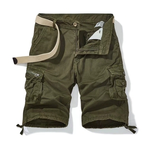 Custom Your Brand Logo Wholesale Hot Selling Summer Men Clothing Casual Pockets Cotton Jogger Loose Cargo Shorts - Product Image 3
