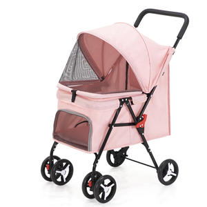 <span class=keywords><strong>Poussette</strong></span> de luxe <span class=keywords><strong>pour</strong></span> animaux de compagnie, <span class=keywords><strong>poussette</strong></span> de voyage à 4 roues <span class=keywords><strong>pour</strong></span> chiens, <span class=keywords><strong>poussette</strong></span> <span class=keywords><strong>pour</strong></span> petits chiens - Product Image 1