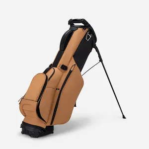PRIMUS GOLF üreticisi lüks sentetik deri Golf çantası gemi standı ile yüksek kaliteli Golf taşıma çantası