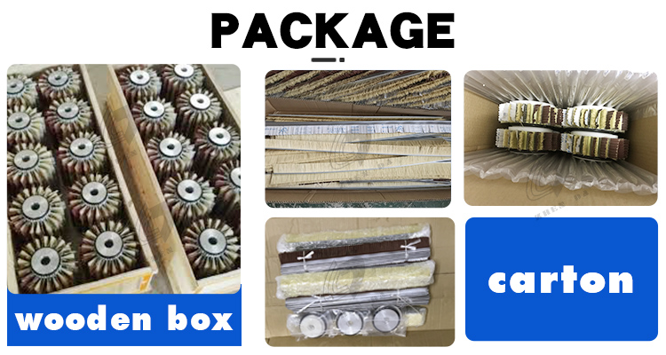 Customized Sander Paper Sisal Roller Brush Wooden Polishing