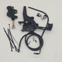 Palanca de Freno Trasero de Aleación de Aluminio CNC para Surron Light Bee LBX Segway X260, Piezas de Repuesto de Alto Rendimiento para Bicicletas Eléctricas