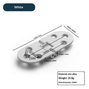 Cerniera <span class=keywords><strong>a</strong></span> Scomparsa Rotonda Moderna in Lega di Zinco Rinforzata per Ante di Mobili da Cucina e Tavoli da Pranzo, Durevole e Silenziosa - Product Image 4