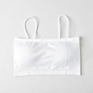 Nouvelle Camisole pour filles, soutien-gorge, poitrine, bustier, bretelles, Sexy, dos croisé, soie glacée - Product Image 6