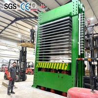 Prensa Hidráulica Automática de 500-1200T para Madera Contrachapada, para Línea de Producción de Madera - Prensa de Múltiples Aperturas de 15/20 Capas