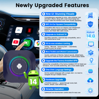 Boîtier CarPlay Android 14 OEM ODM Mirrorlink Car Play Ai Box GPS Carlinkit Adaptateur sans fil CarPlay Android Auto pour écran de voiture d'origine