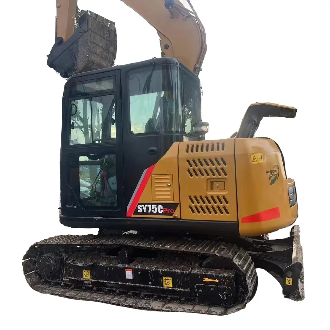 Used sany sy 75 sy60 excavator SANY sy75 heavy excavators machine for sale