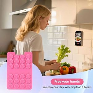 Silicone Suction Phone Card Holder Adhesive Mount Sticky Phone Grip Suitable for Storing Bus Passes ID Cards Selfies Compatible - Product Image 5