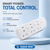 Penjualan Panas Langsung dari Pabrik OEM ODM Modular Stop Kontak Pengaman Anak Industri 13A Bahan PC/ABS/Tembaga
