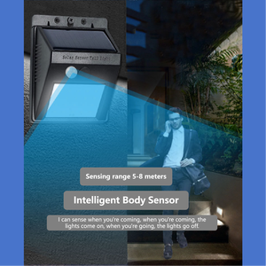 IP65 đánh giá cảm biến chuyển động PIR <span class=keywords><strong>LED</strong></span> năng lượng mặt trời ánh sáng Tường Ngoài Trời vườn thông minh ánh sáng với ánh sáng mặt trời điện cho khu vườn và đường dẫn - Product Image 3