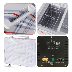 Tùy Chỉnh Được Xây Dựng Trong Bộ Điều Khiển Năng Lượng Mặt Trời Tủ Đông Sâu 250L Top Mở Tủ Lạnh Năng Lượng Mặt Trời Tủ Đông <span class=keywords><strong>12V</strong></span> 24V Cho Sử Dụng Thương Mại - Product Image 6