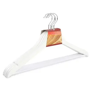 LINDON Wholesale Hangers Set Wooden Hangers Pack For Coat Suit Pants Skirts