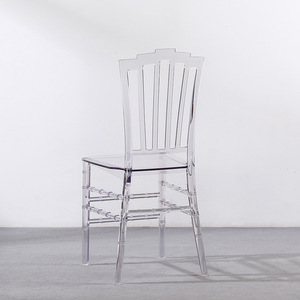 Silla de Bambú Transparente, Silla de Acrílico para Banquetes de Boda, Silla de Comedor para Exteriores, Silla de Plástico Resistente de PC - Product Image 2