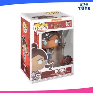 Korra สำหรับ FUNKO POP! ชุดฟิกเกอร์แอคชั่น #801สุดพิเศษสำหรับสะสมตกแต่งของเล่นโมเดล ODM สำหรับอนิเมะตำนาน Korra - Product Image 3