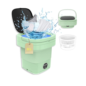 เครื่องซักผ้าแบบพกพาขนาดเล็กเครื่องซักผ้าแบบพับได้2024ใหม่ล่าสุด - Product Image 1